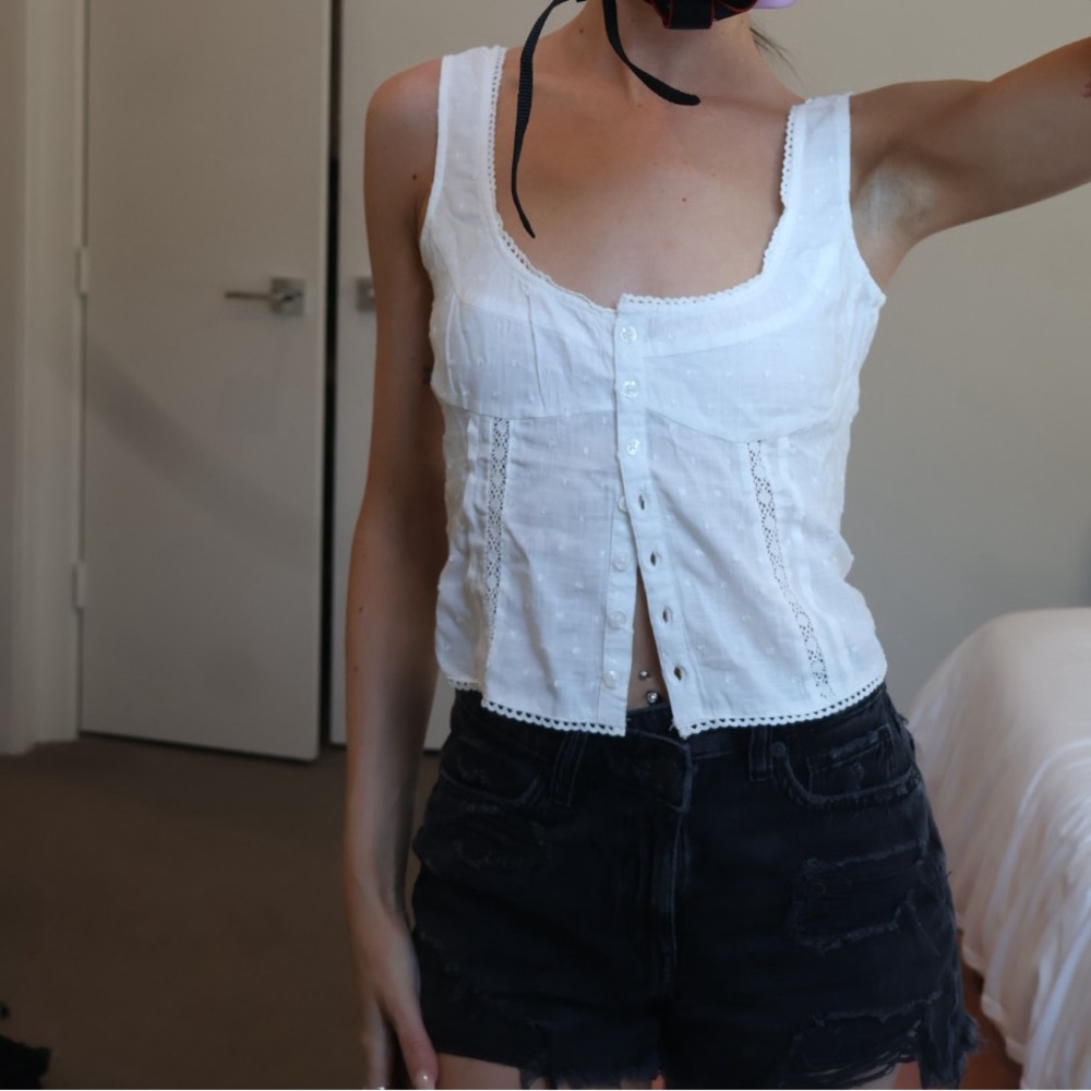 Princess Polly Cheyla white top